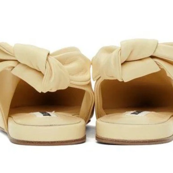 NEW IN BOX: JIL SANDER Off-White Knot Ballerina Flats - Picture 3 of 6